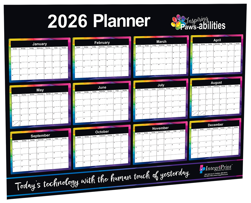 2026 Wall Planner Calendar